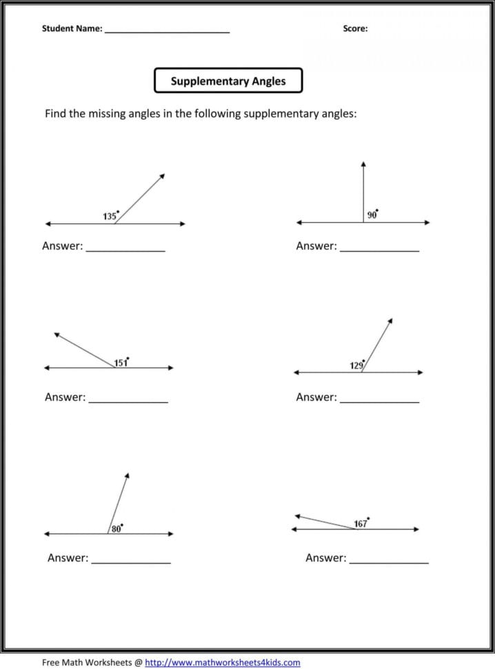 Collection Of 7Th Grade Math Worksheets Free Printable With —