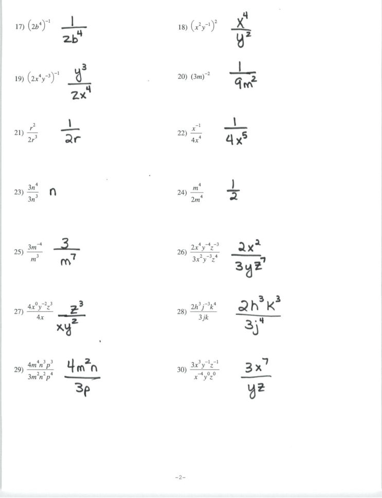 Collection Of Solutions Simplifying Algebraic Expressions