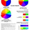 Color Theory Worksheet – Tabitharandinphoto