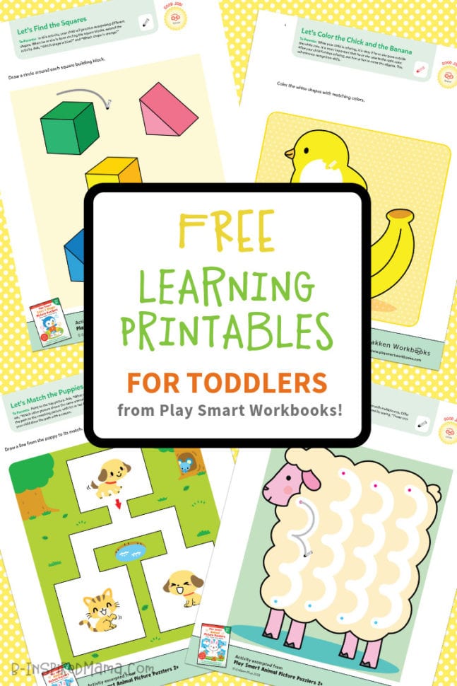 Colorful Fun Free Printables For Toddlers Learn From Color