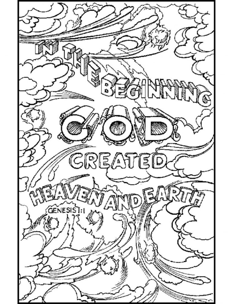 Coloring Bible Coloring Book For Kids Pages Printable Years