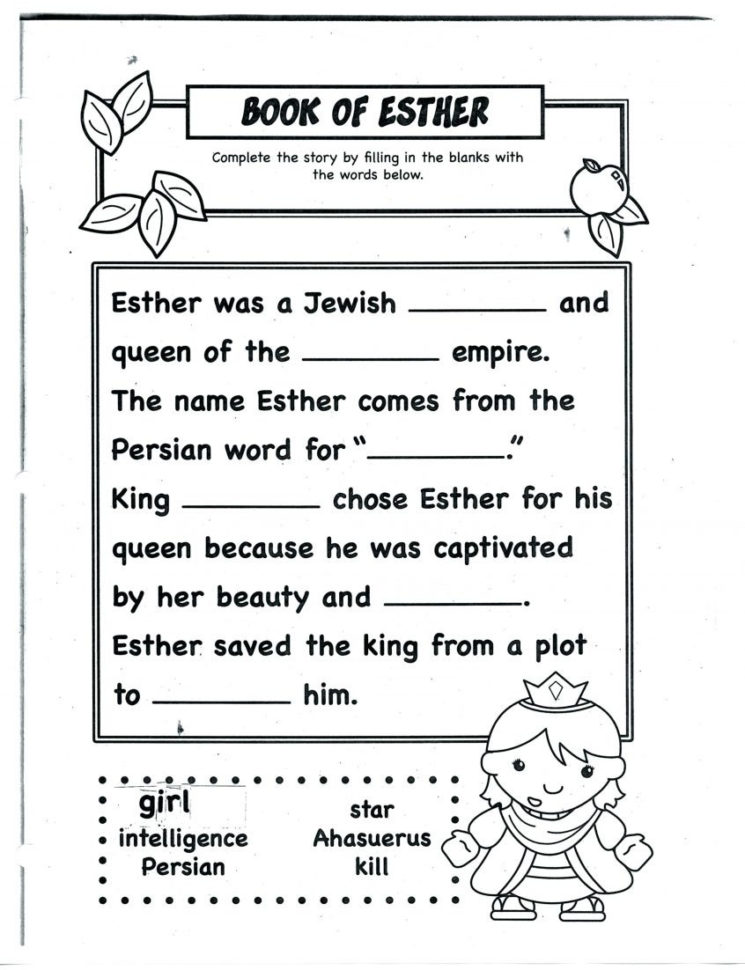 Coloring Bible Worksheets For Kids Study All Download And