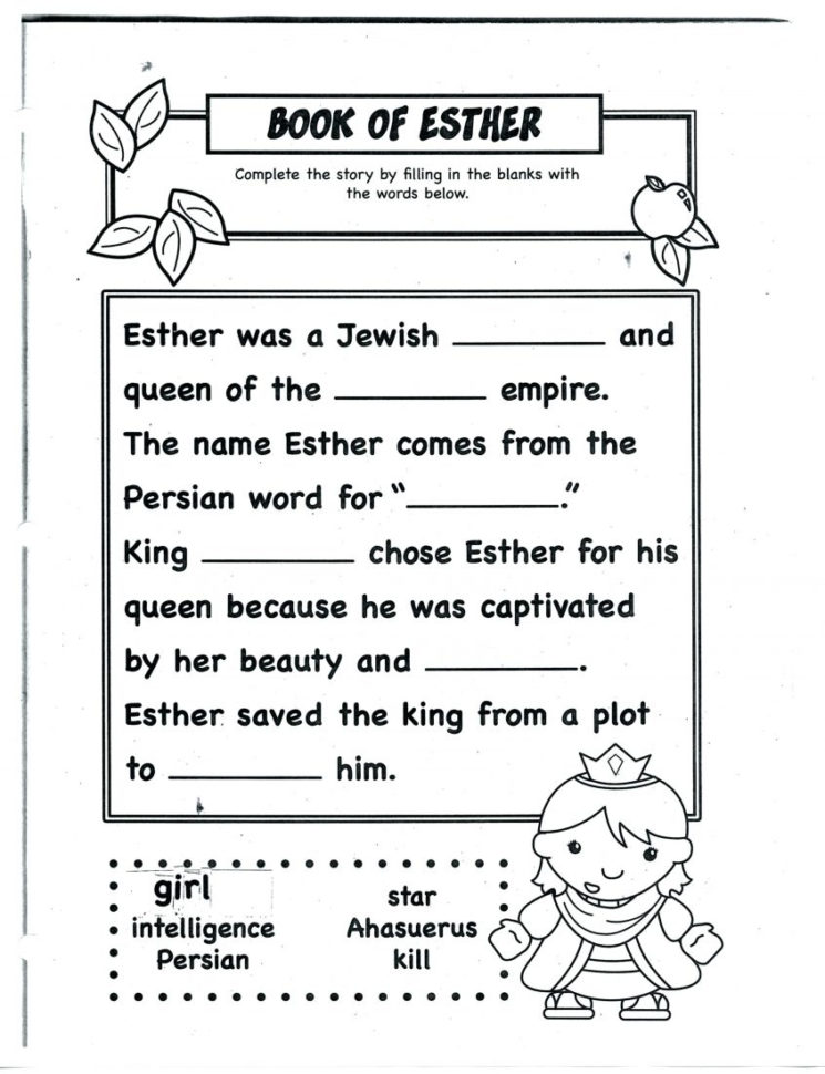 Coloring Bible Worksheets For Kids Study All Download And Share
