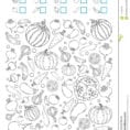 Coloring Book Page Count And Color Printable Worksheet For