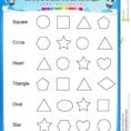 Coloring  Identify Color Correct Shape Worksheet Colorful