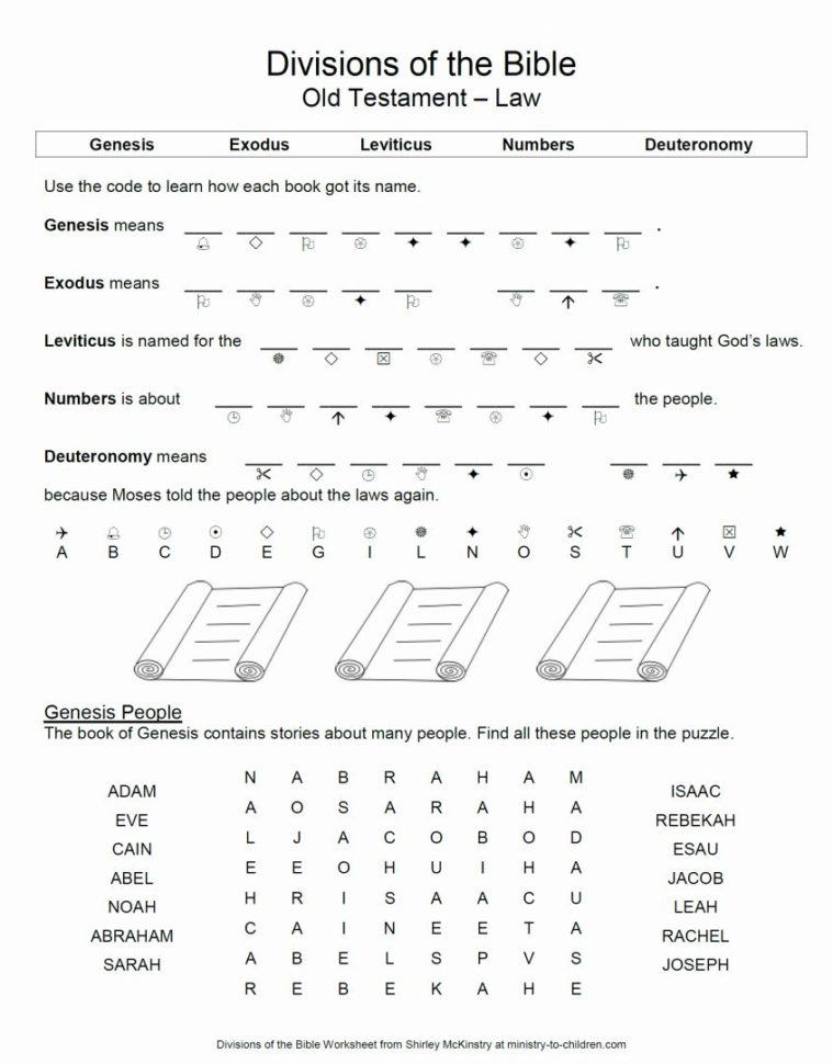Coloring Or Free Printable Bible Worksheets For Youth Of Activity