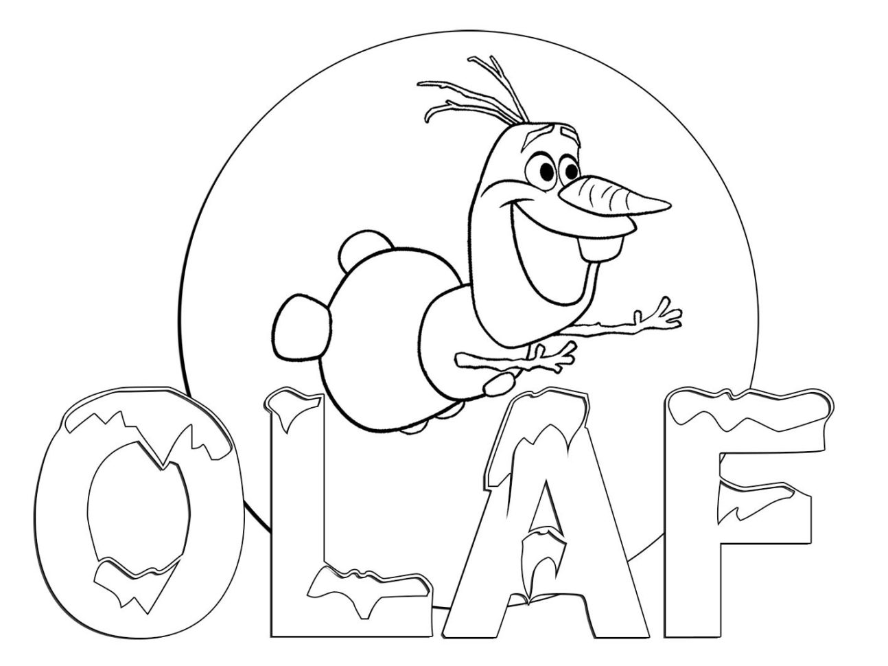 Coloring Pages  Disney Coloring Pages Printable Frozen With