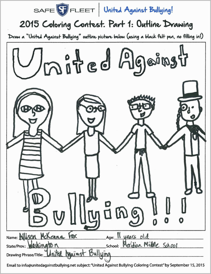 Free Anti Bullying Worksheets
