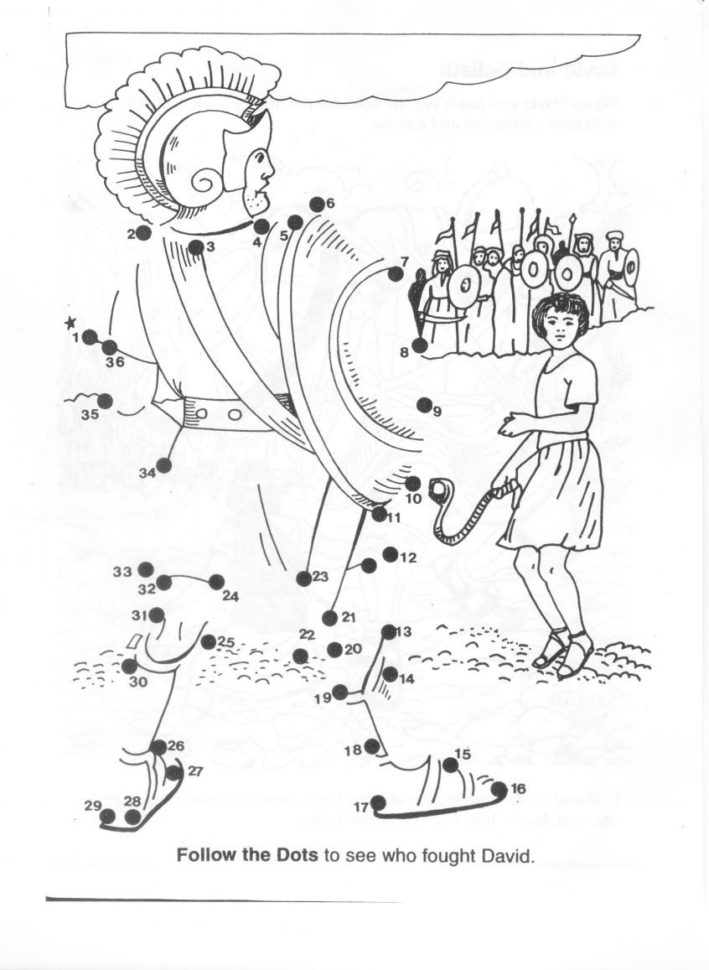 Coloring Preschool Coloring Pages David And Goliath Best Of