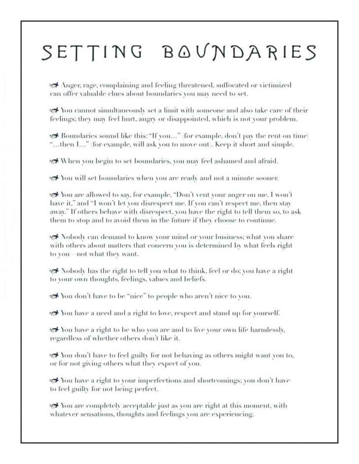 Boundaries Activities Worksheets Db excel