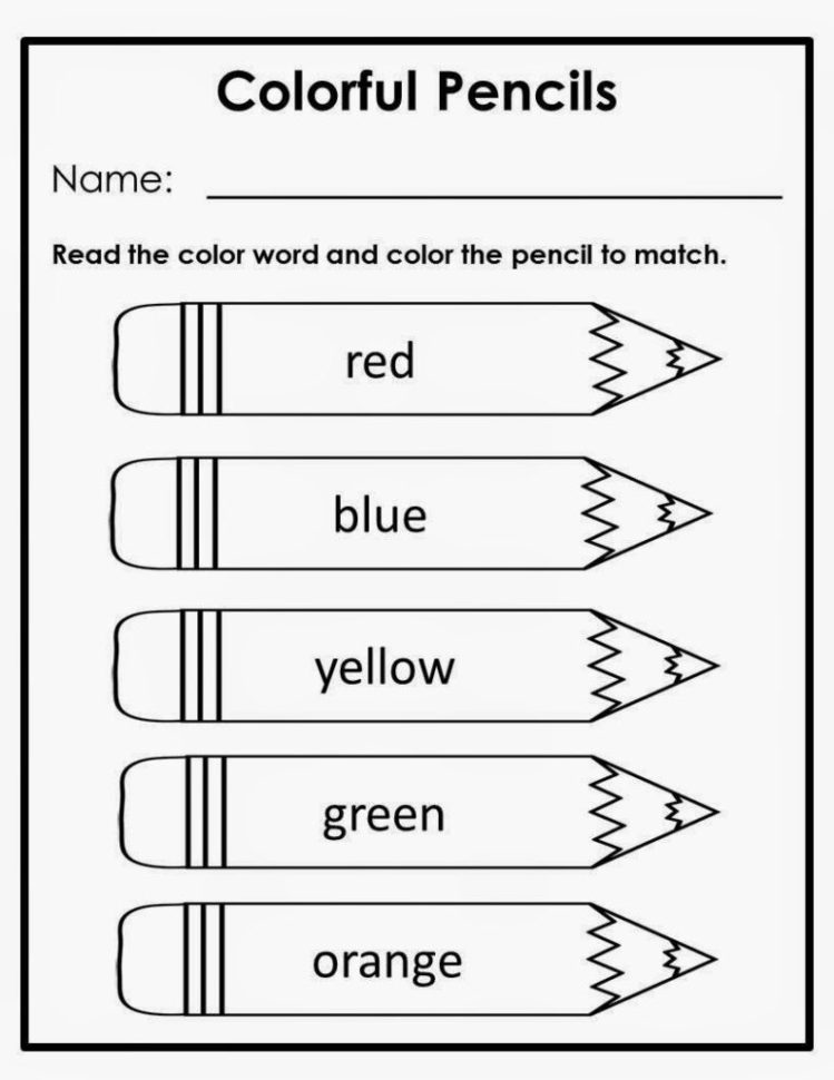 Coloring  The Chalk Color Identification Activity Freebie