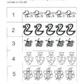 Coloringnumbers Worksheets For Kindergarteners