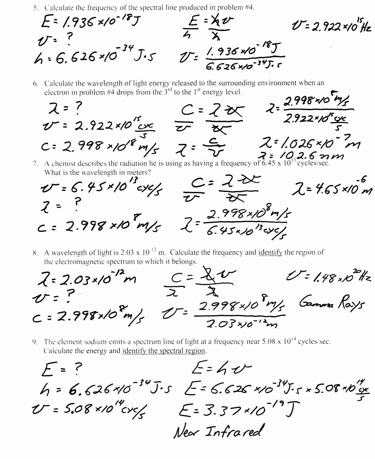 Ideal Gas Law Worksheet Answer Key Db excel