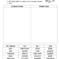 Common And Proper Nouns  English Esl Worksheets