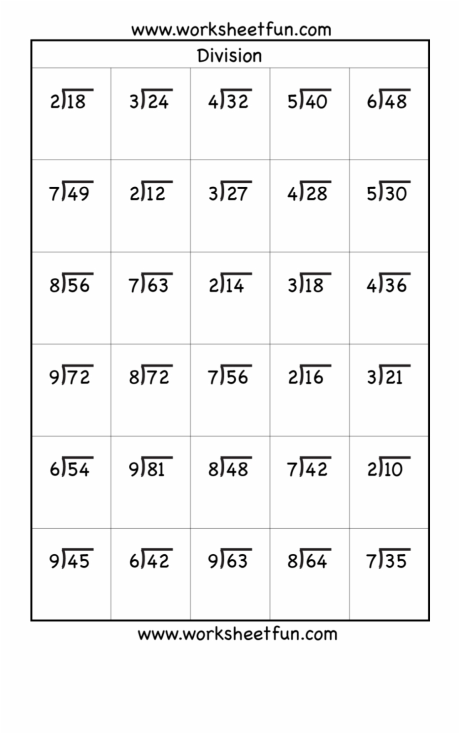 Mixed Multiplication And Division Worksheets 3rd Grade Times Tables Printable Division