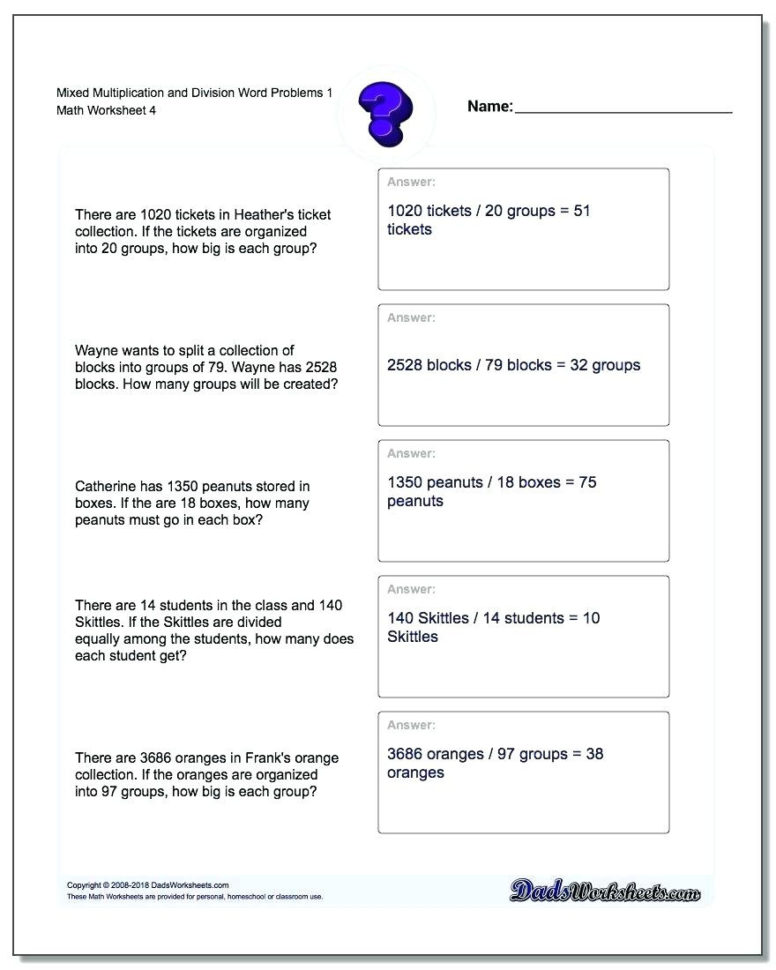 Common Core Multiplying Fractions Math Grade Common Core