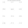 Common Core Sheets Adding And Subtracting Fractions Common