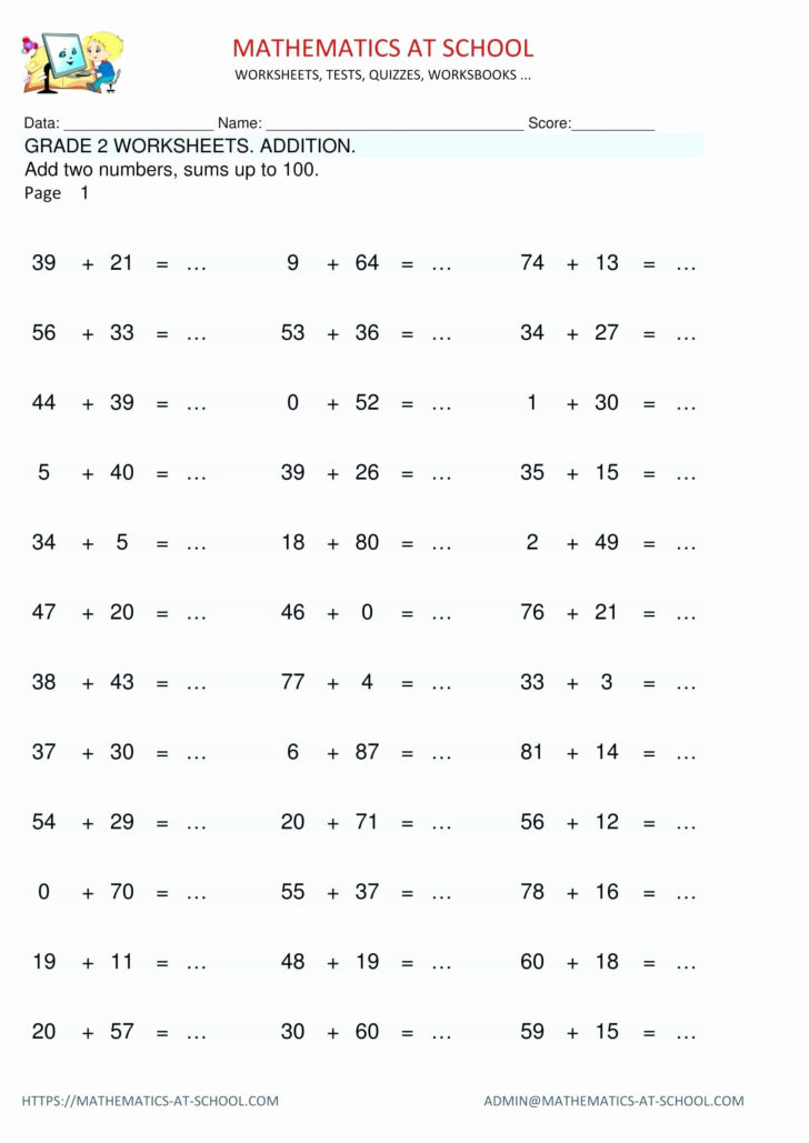 7Th Grade Common Core Math Worksheets With Answer Key