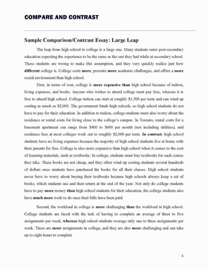 Free Compare And Contrast Worksheets For Kindergarten