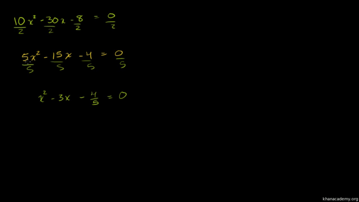 Solving Quadratic Equations By Completing The Square Worksheet Answer Key