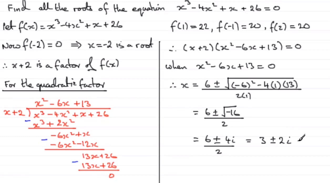 Complex Numbers Roots Of A Cubic Equation Studynotesie — db-excel.com