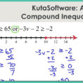 Compound Inequalities Worksheet Free Math Worksheets Types