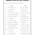 Comprehension Worksheets For Grade 1 Free And Cause And