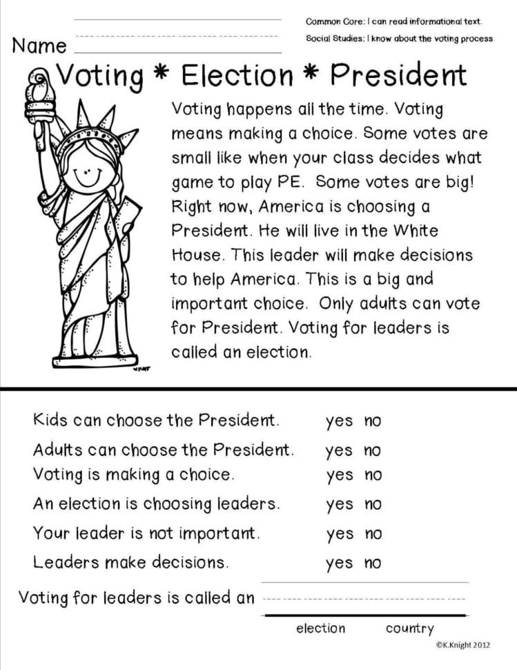 Comprehension Worksheets For Grade 2 Or 1St Grade Reading