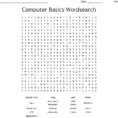 Computer Basics Wordsearch  Word