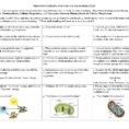 Concept Map – Photosynthesis And Cellular Respiration