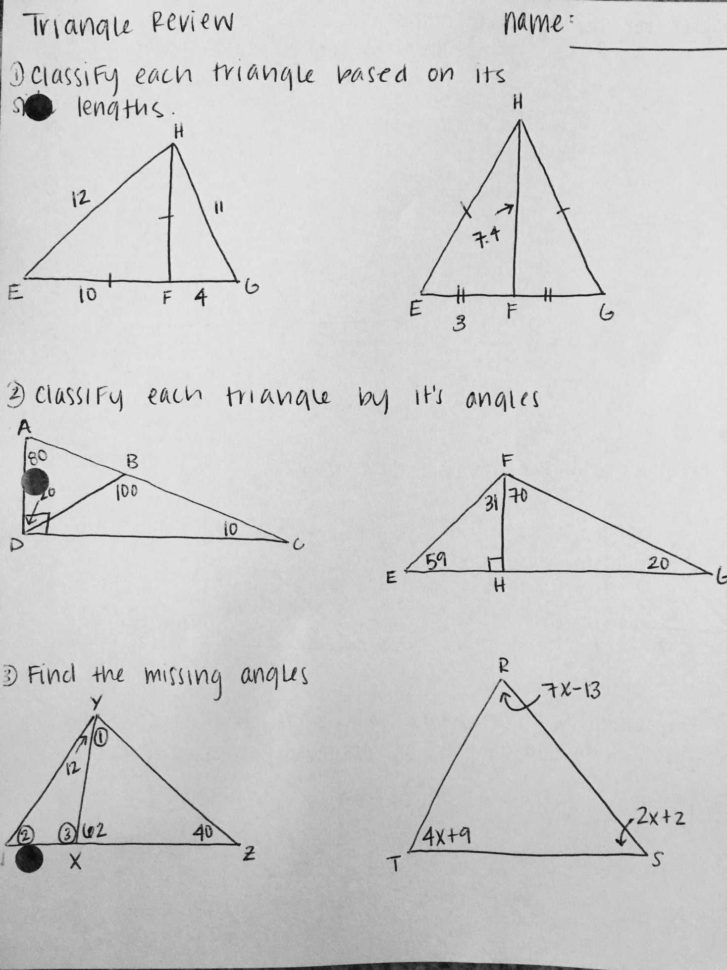 Congruence And Similarity Worksheet With Answers
