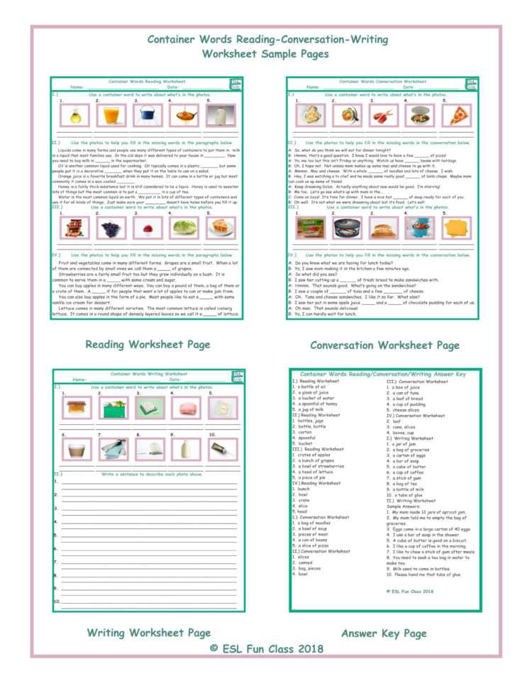 container-words-readinonversationwriting-worksheets-db-excel