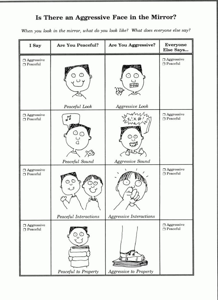 Controlling Myself And My Feelings Behavior Change Handouts Ebook Series  Of Selfcontrol Worksheets