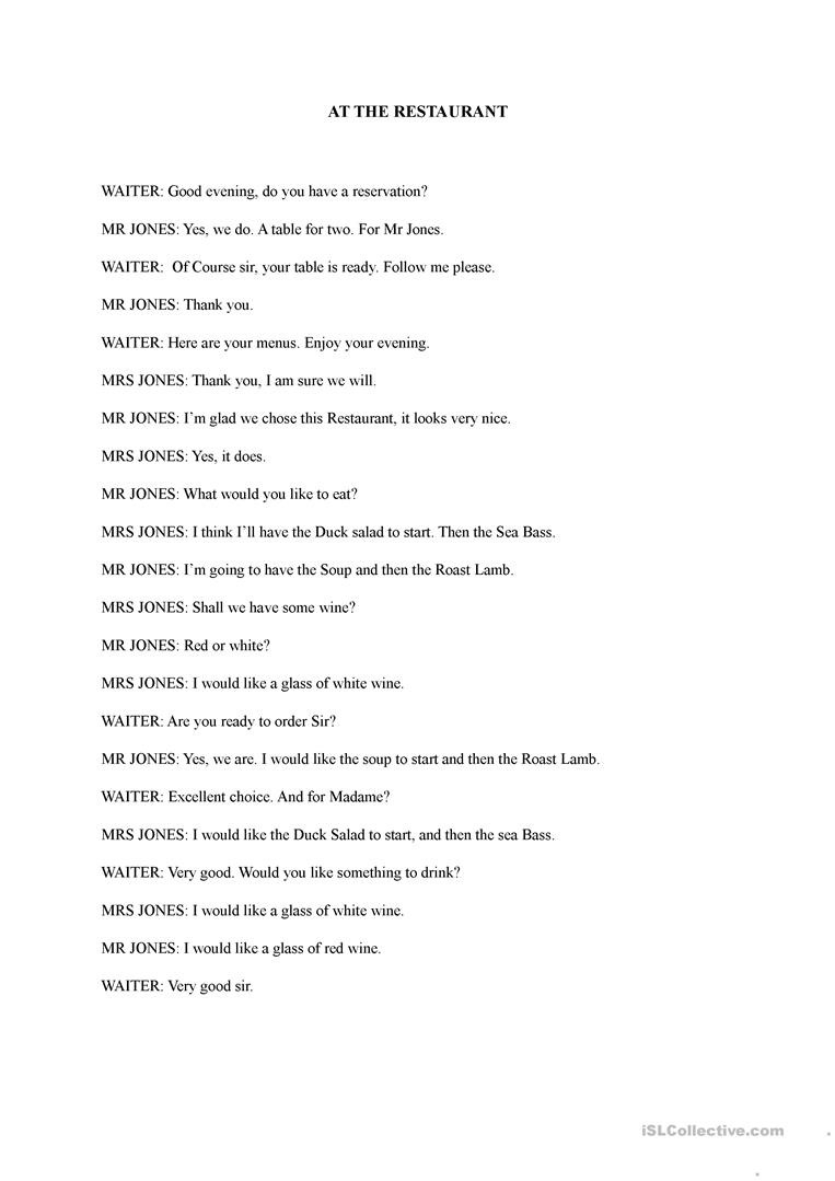 Conversation Worksheet For Adults Learning English Tefl