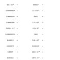 Converting Between Scientific Notation And Ordinary Numbers A