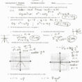 Converting Quadratic Equations Worksheet Standard To Vertex
