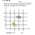 Coordinate Graph Worksheet  Free Kindergarten Math