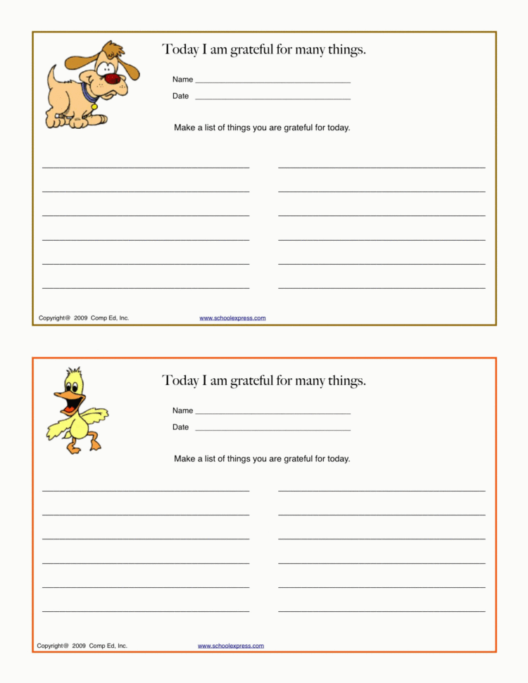 Coping Skills Worksheets For Youth
