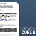 Core Beliefs Worksheet  Therapist Aid