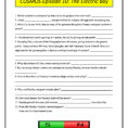 Cosmos Episode 10 The Electric Boy Worksheet 2014