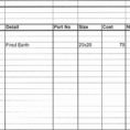 Cost Spreadsheet  And Free Job Cost Worksheet