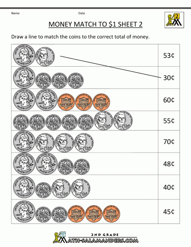 Money Skills Worksheets — db-excel.com