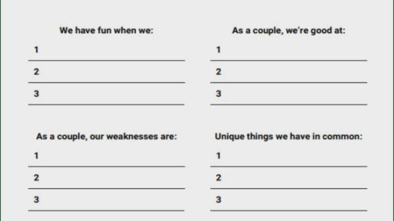 Couples Communication Worksheets — db-excel.com