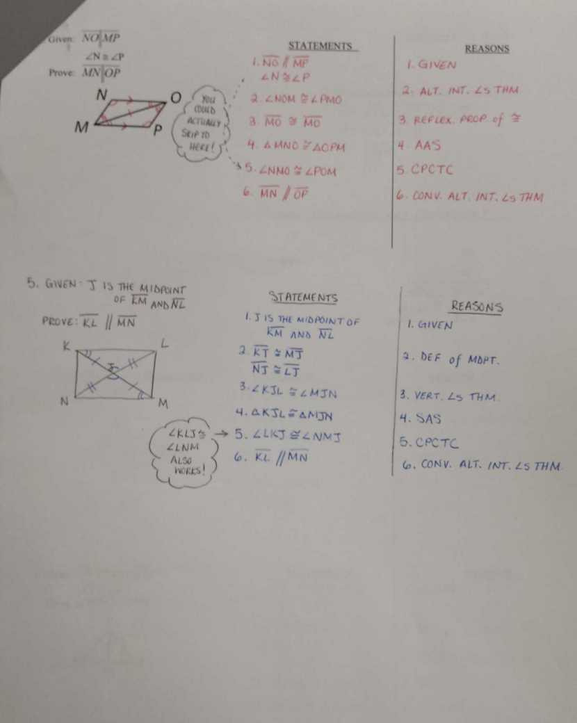 Cpctc Proofs Worksheet With Answers  Yooob