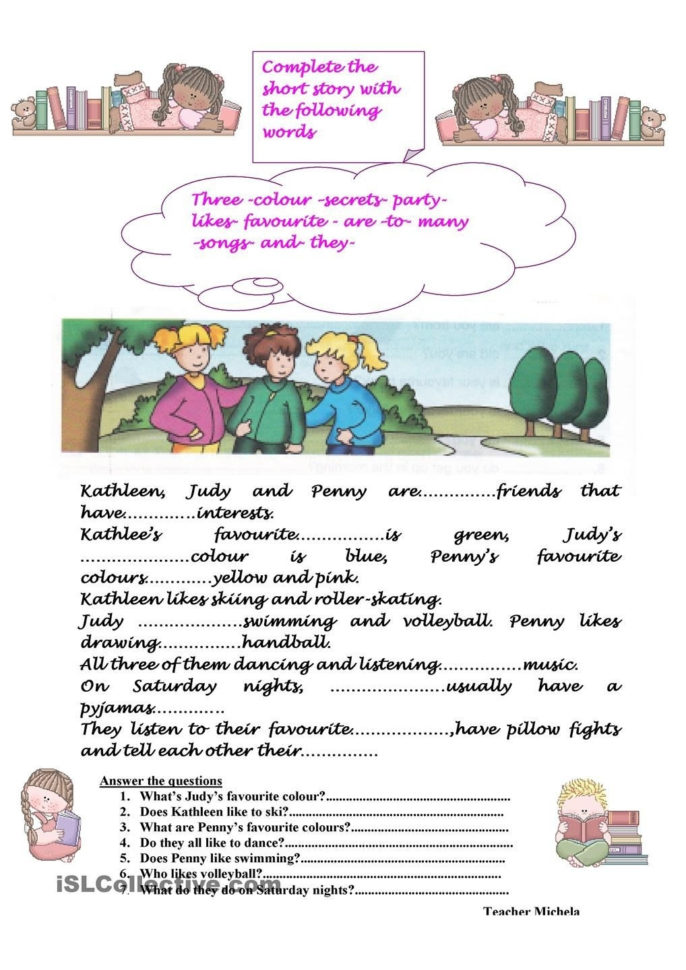 Creative Writing Worksheets For Grade 3  Writings And