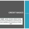 Credit Basics Advanced Level  Ppt Download