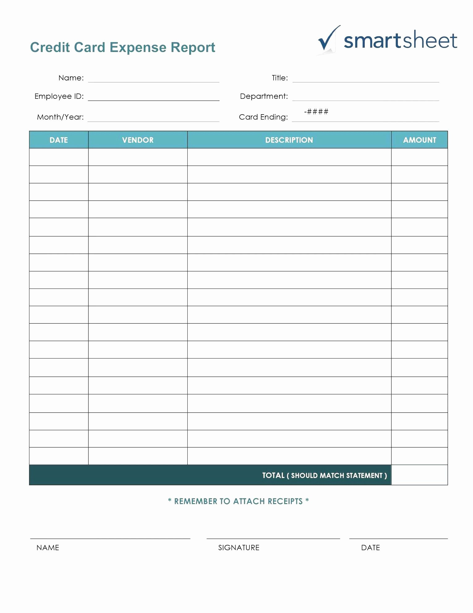 Credit Card Worksheet Answers
