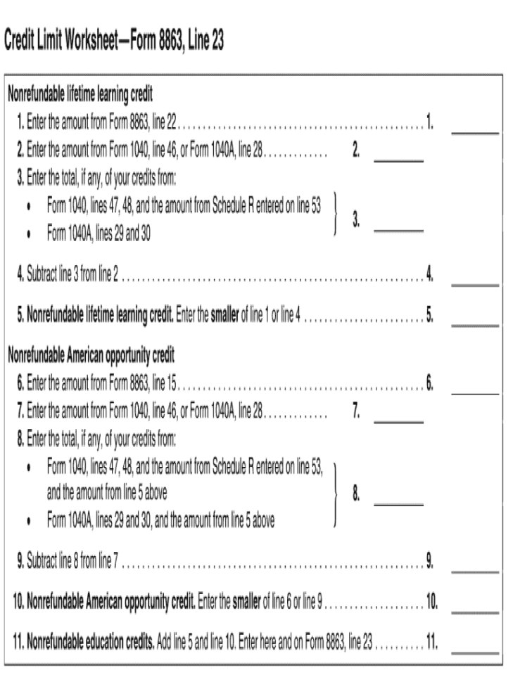 Credit Limit Worksheet  Fill Online Printable Fillable