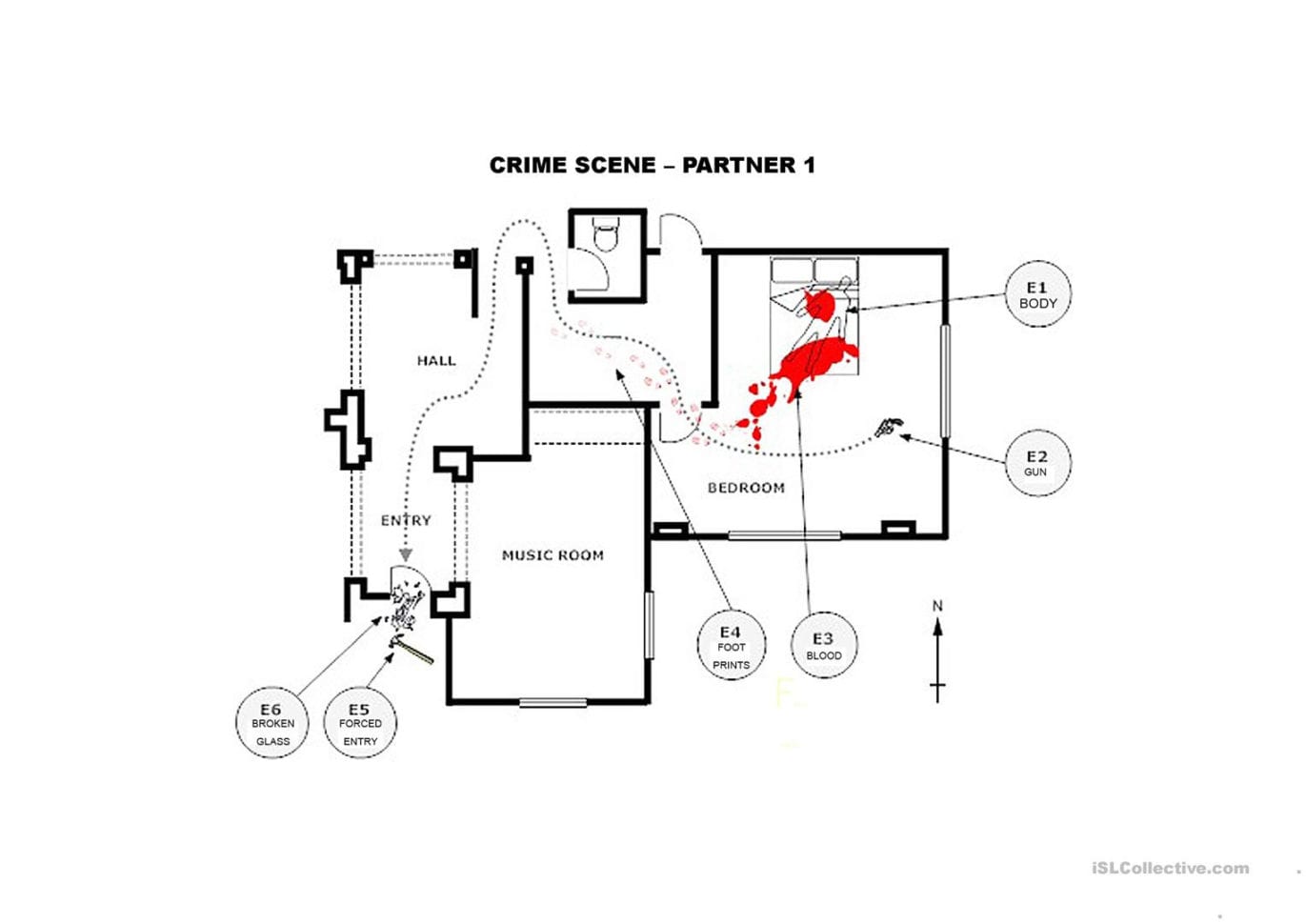 Crime Scene Investigation  English Esl Worksheets