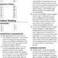 Critical Thinking Analogies Skills Worksheet  Pdf